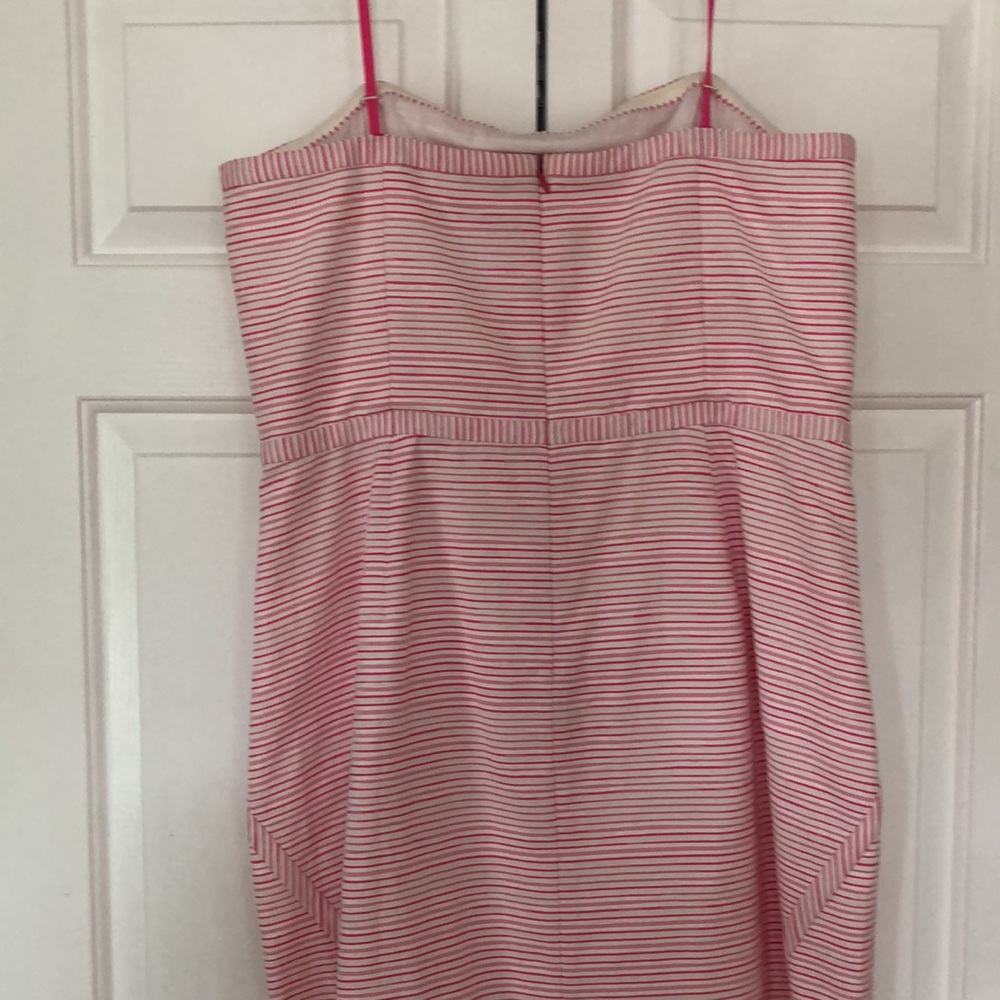 Vineyard Vines Pink and White Striped Strapless Dress - Picture 3 of 4